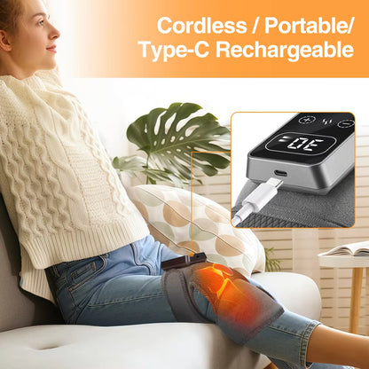 3-in-1 Electric Heating Knee, Elbow & Shoulder Massager